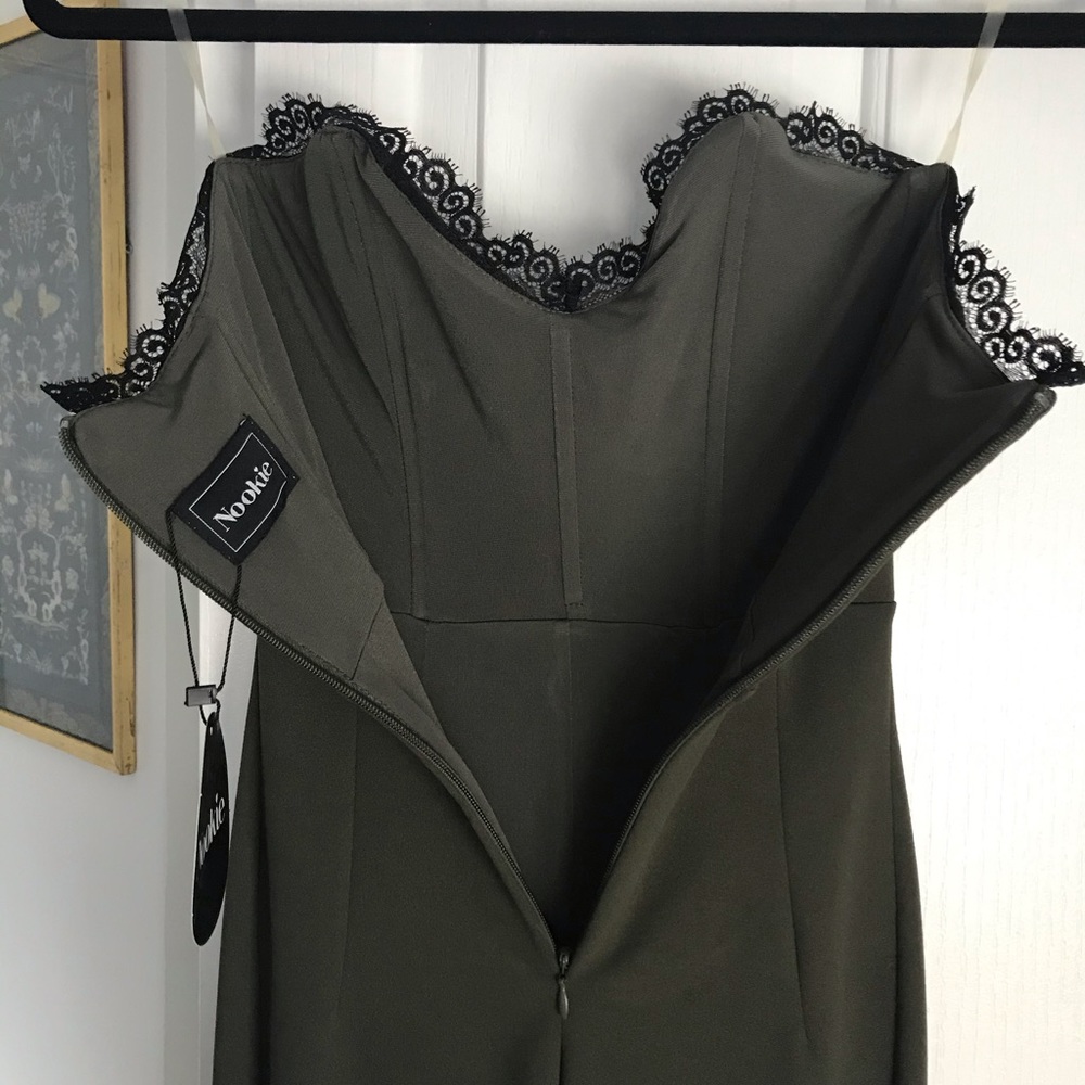 Nookie front-slit, bodycon cocktail dress - Picture 14 of 15